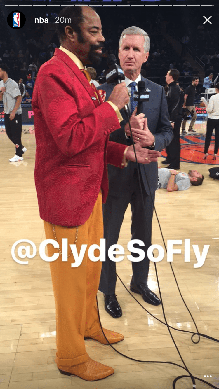Walt Clyde Frazier Clyde So Fly